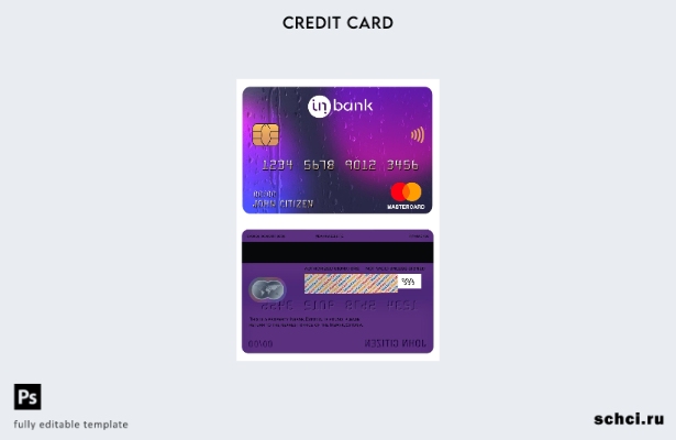 цифровая загрузка шаблона карты Mastercard Эстония Inbank